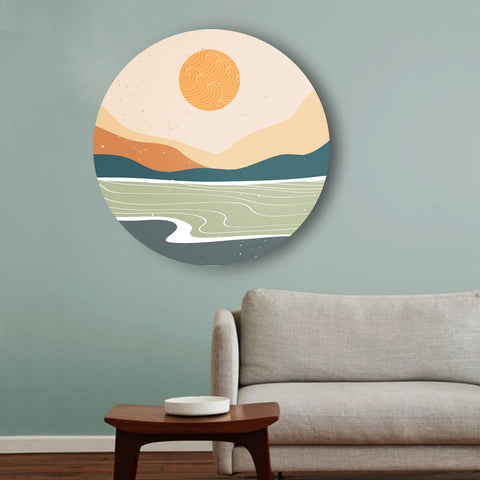 Among the Seas and Hills Canvas