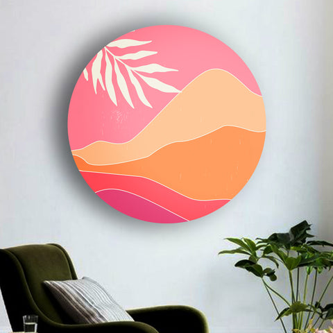 Hues of Pink Landscape Canvas