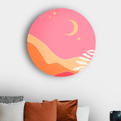 Hues of Pink Landscape Canvas