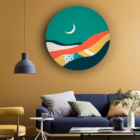 Under the Crescent Moon Canvas