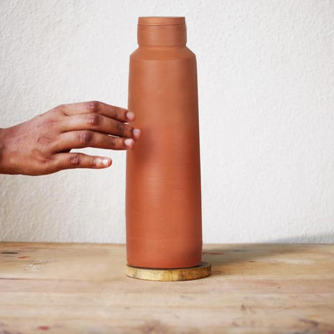 Rivaayat Terracotta Contemporary Water Bottle