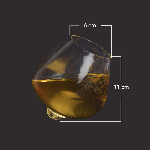 Tip-Toe Shell Whiskey Glass