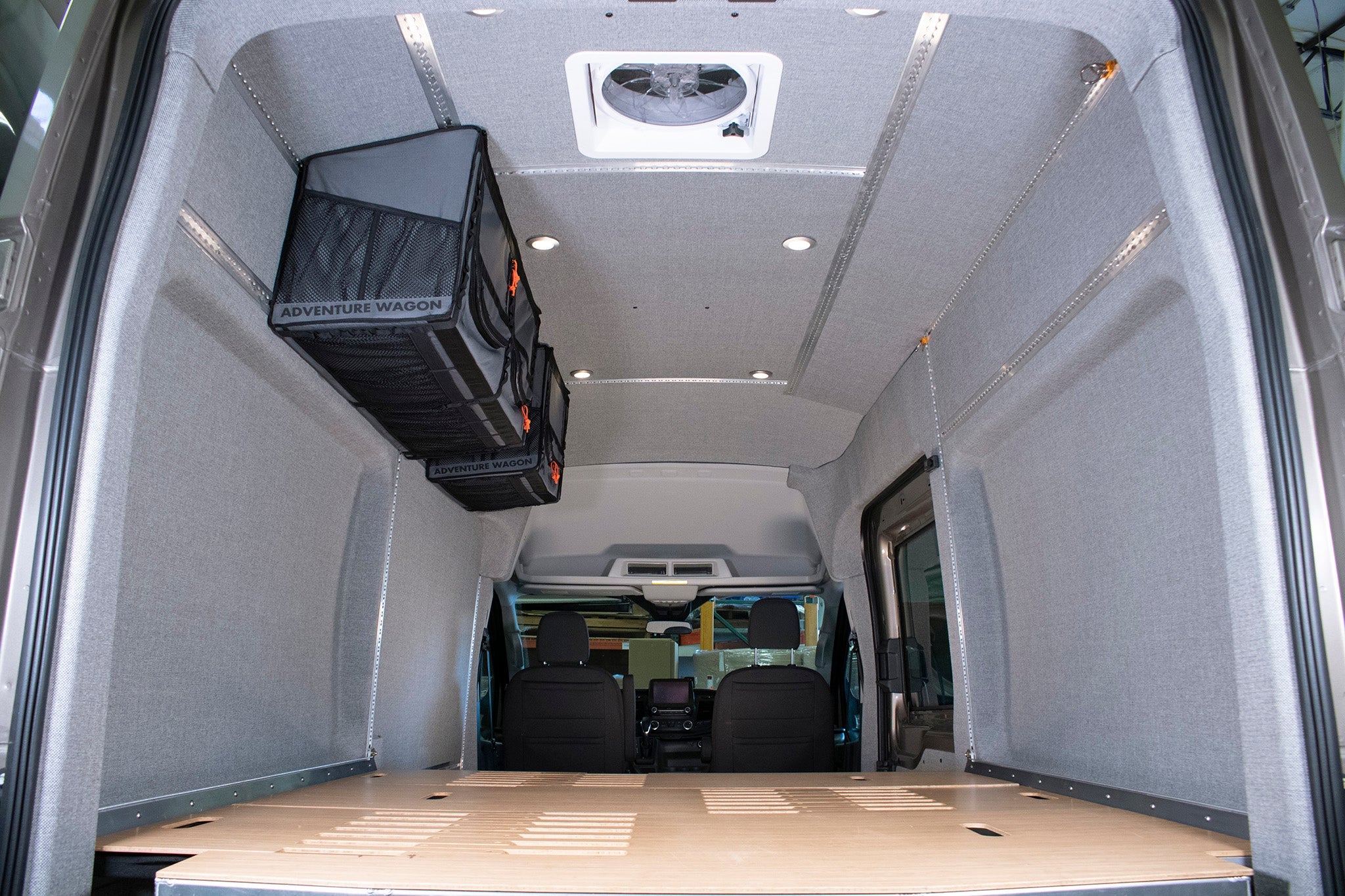 Modular storage systems for vans