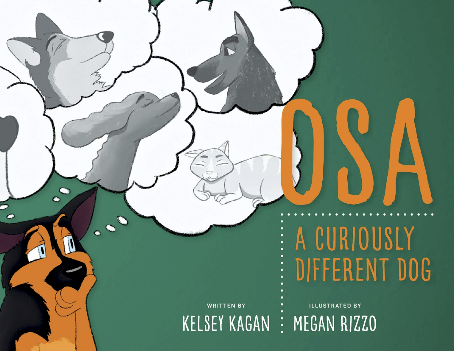 cover of Osa, a curiously different dog by Kelsey Kagan