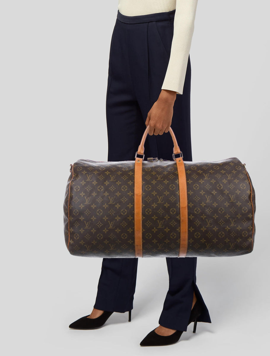 Louis Vuitton Monogram Keepall 60 Bandouliere Travel Carry On – Closet Cleanout Shop