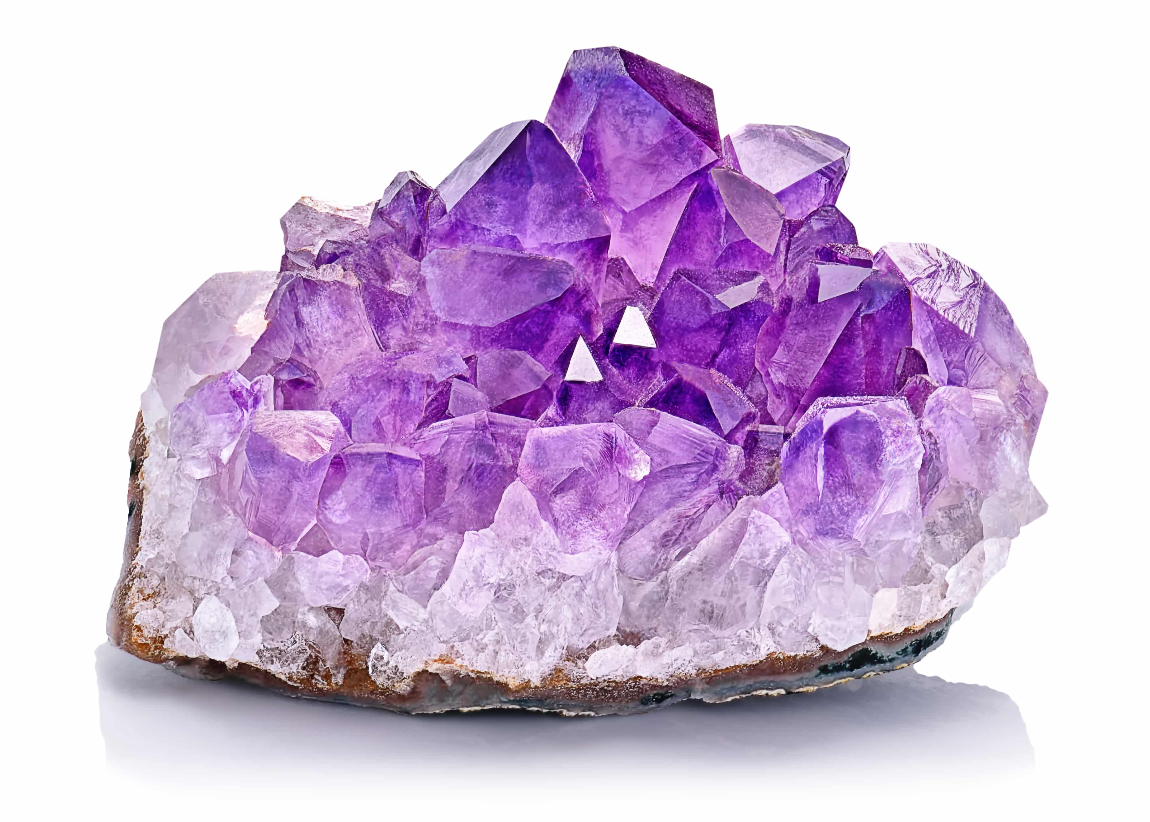 Amethyst Crystal, promoting peaceful sleep and relaxation.