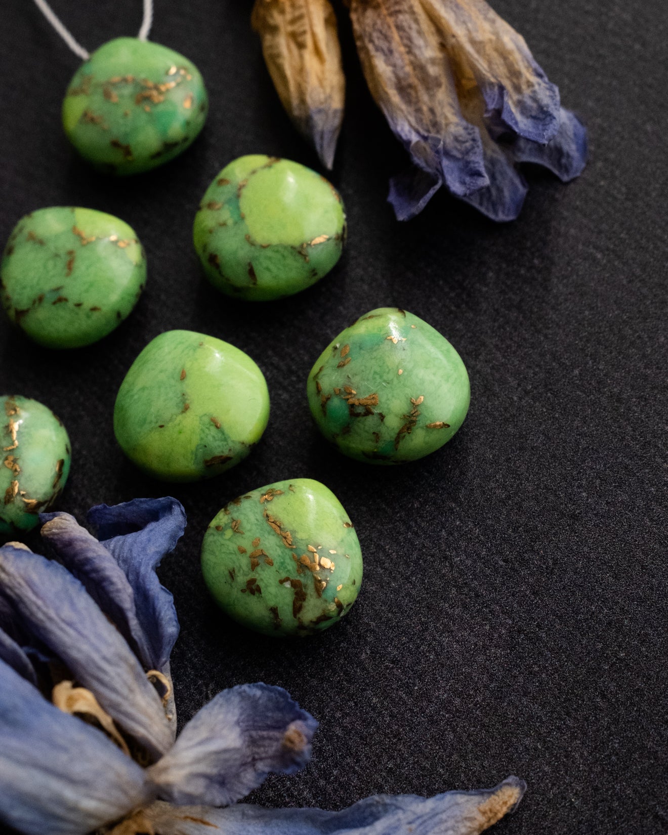Mojave Turquoise Vegan Silk Necklace