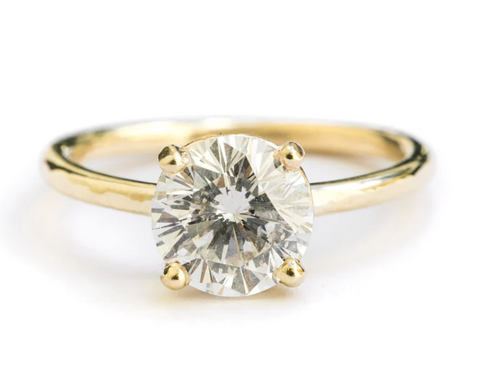 Lab Diamond Engagement Ring 
