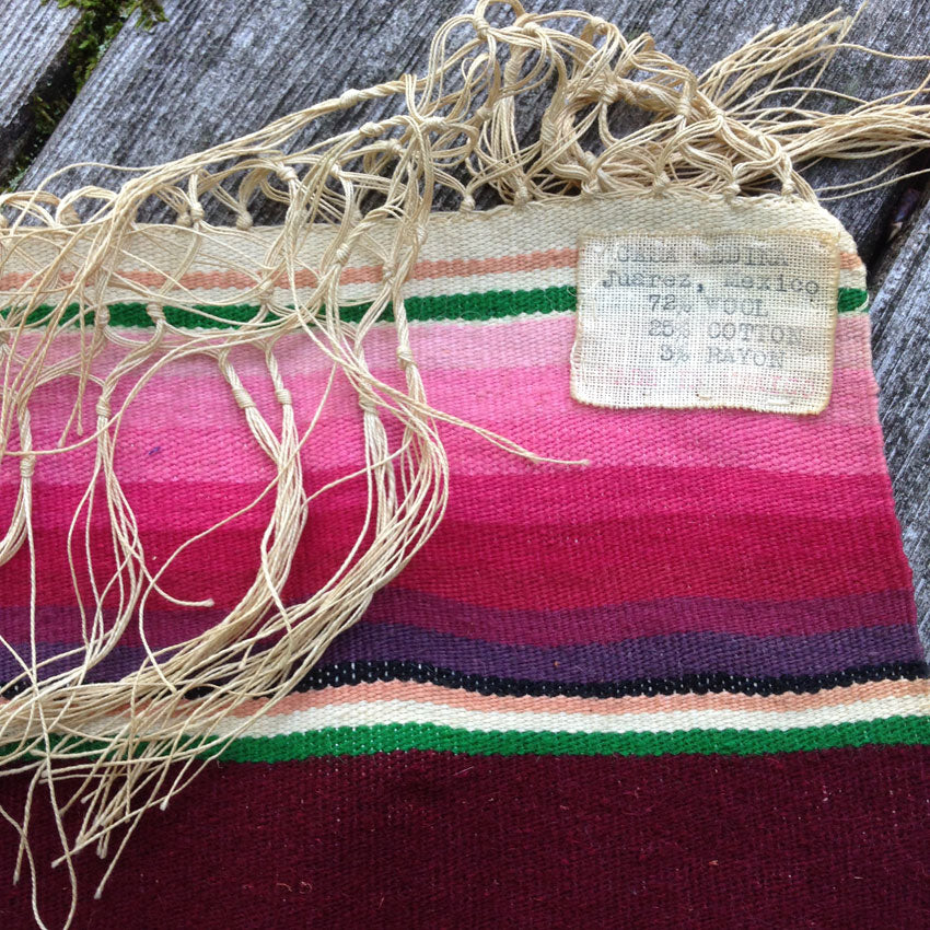 Vintage 1930s Mexican Serape | A One-Of-A-Kind – General Knot & Co.