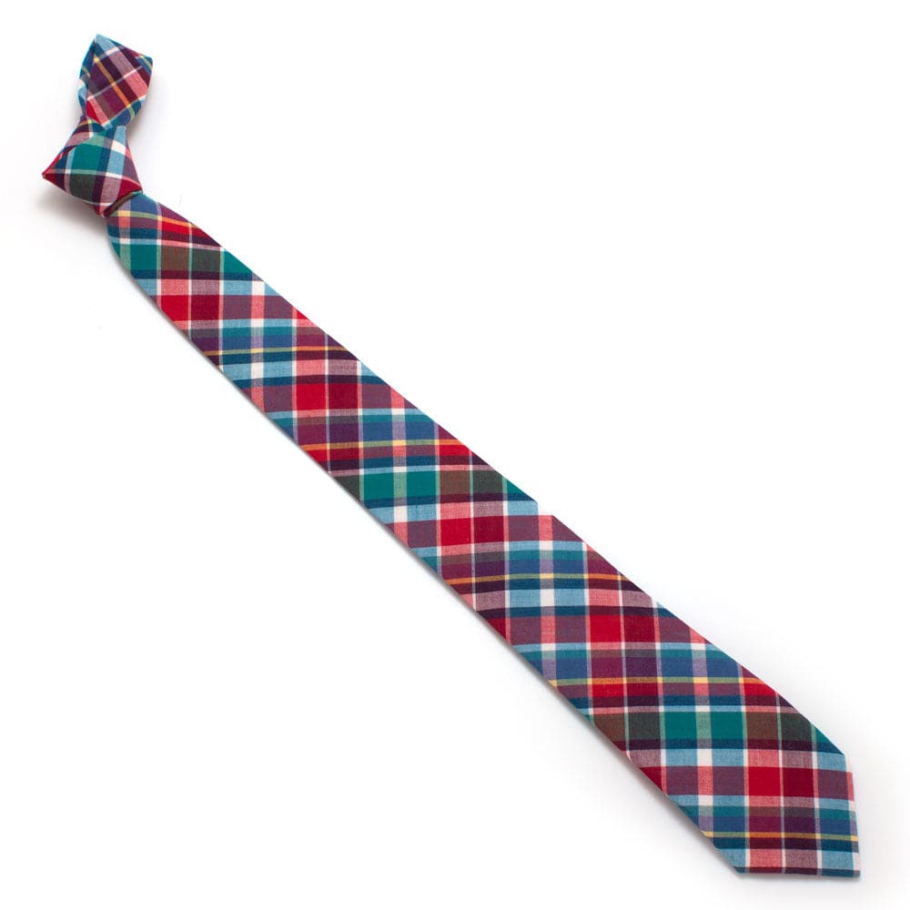1940s Prism Plaid Necktie