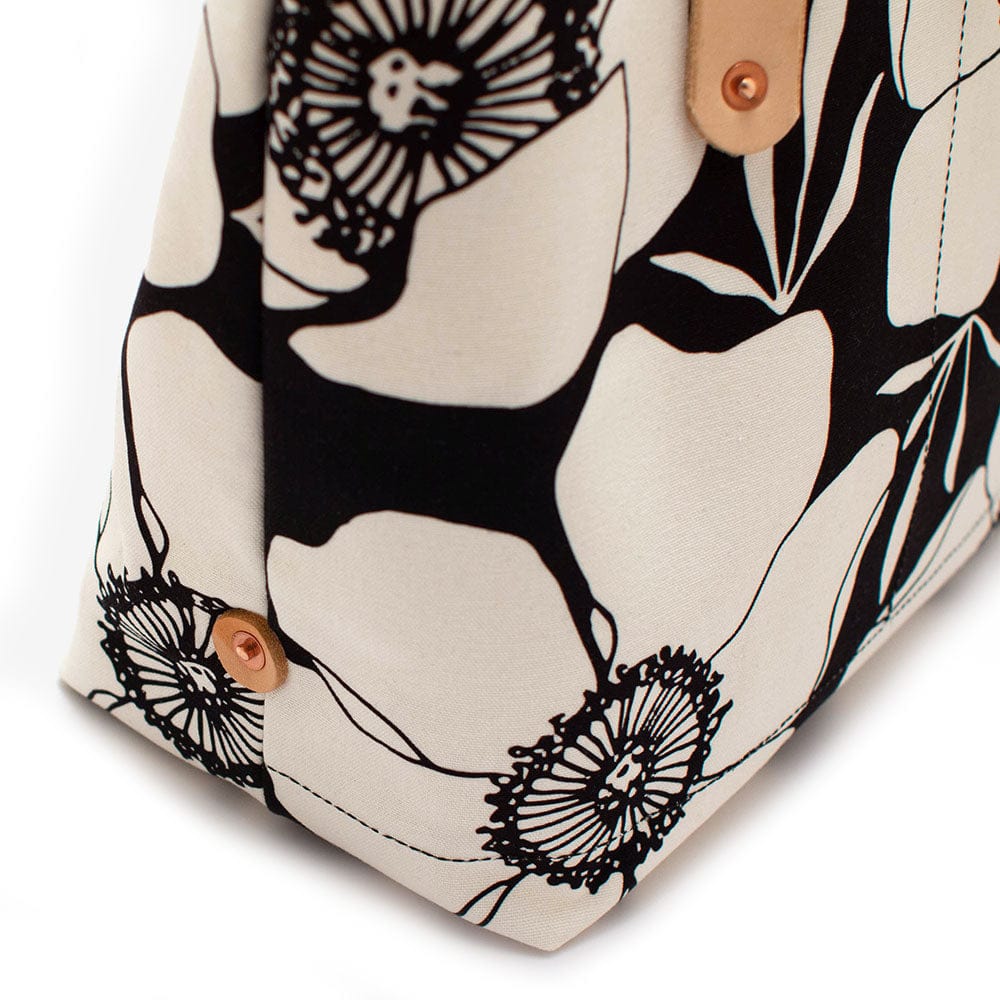 Op Art Floral All Day Mini Tote