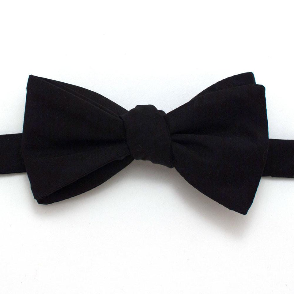 Black Formal Classic Bow – General Knot & Co.