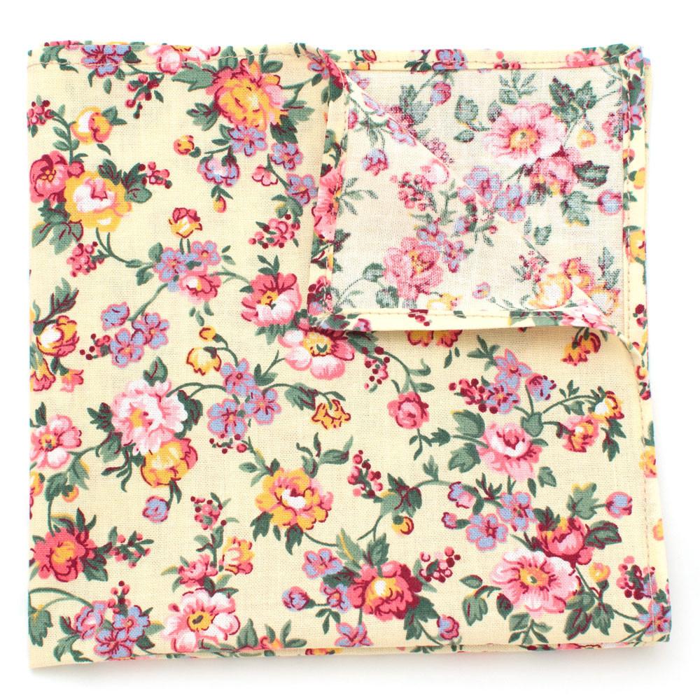 Butter Rose Pocket Square - General Knot & Co.