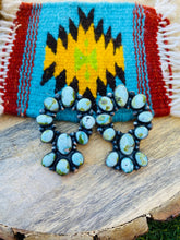 Load image into Gallery viewer, Navajo Sterling Silver &amp; Sonoran Gold Turquoise Dangle Earrings