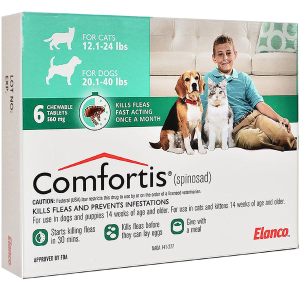 comfortis for dogs 20 40 lbs