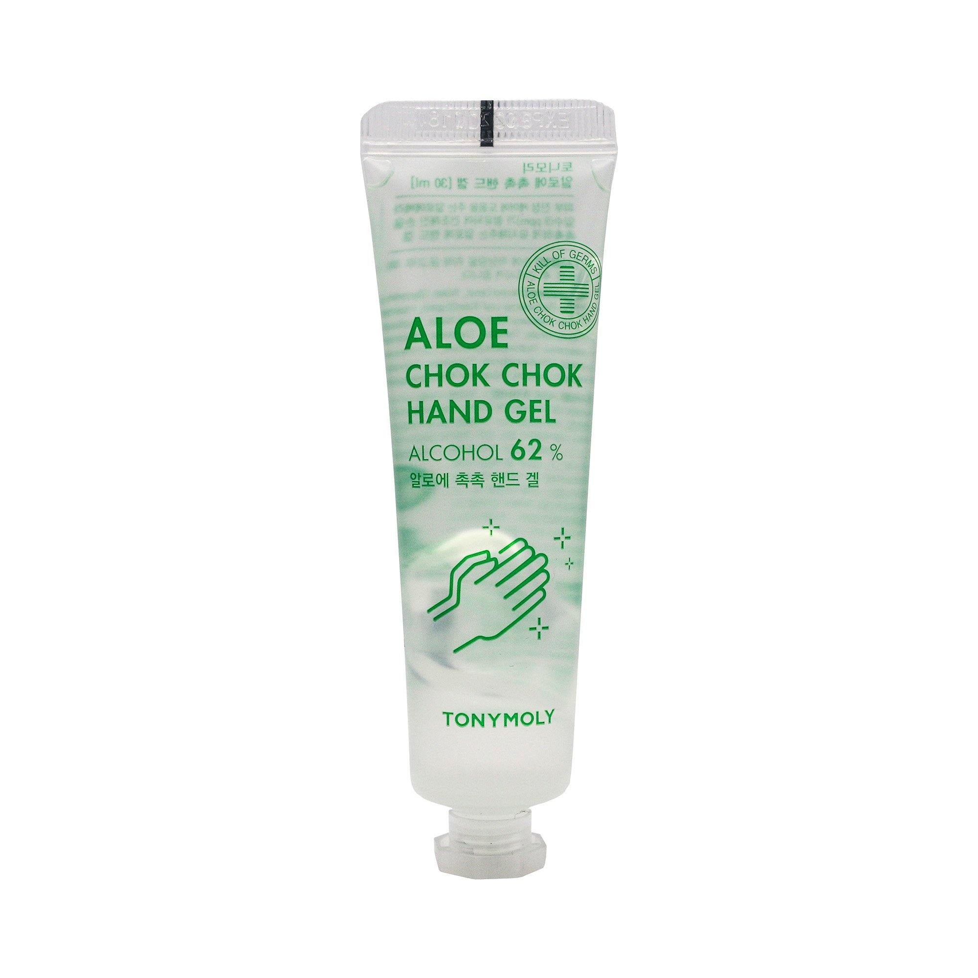 TONYMOLY Aloe Chok Chok Hand Gel 30ml 62% Alcohol | Korean Skin Care -  TONYMOLY OFFICIAL