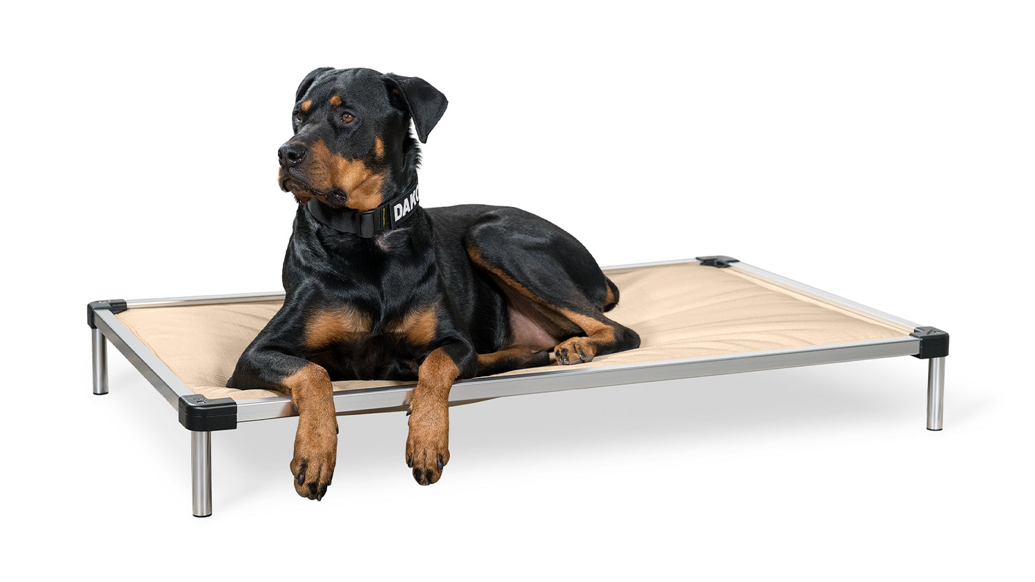 Chew Proof Armored™ Padded Elevated Dog Crate Bed