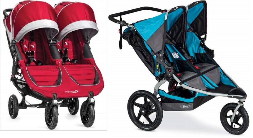 The Baby Jogger City Mini GT vs . the BOB Flex Duallie 