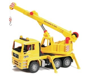 bruder toys man crane truck