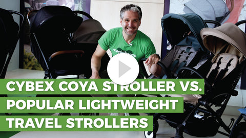 Cybex Coya Stroller vs Popular Lightweight Travel Stroller Magic Beans Youtube Review