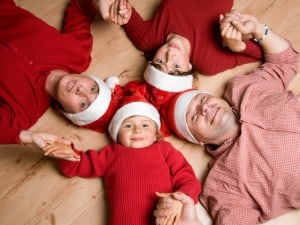 Families at Christmas