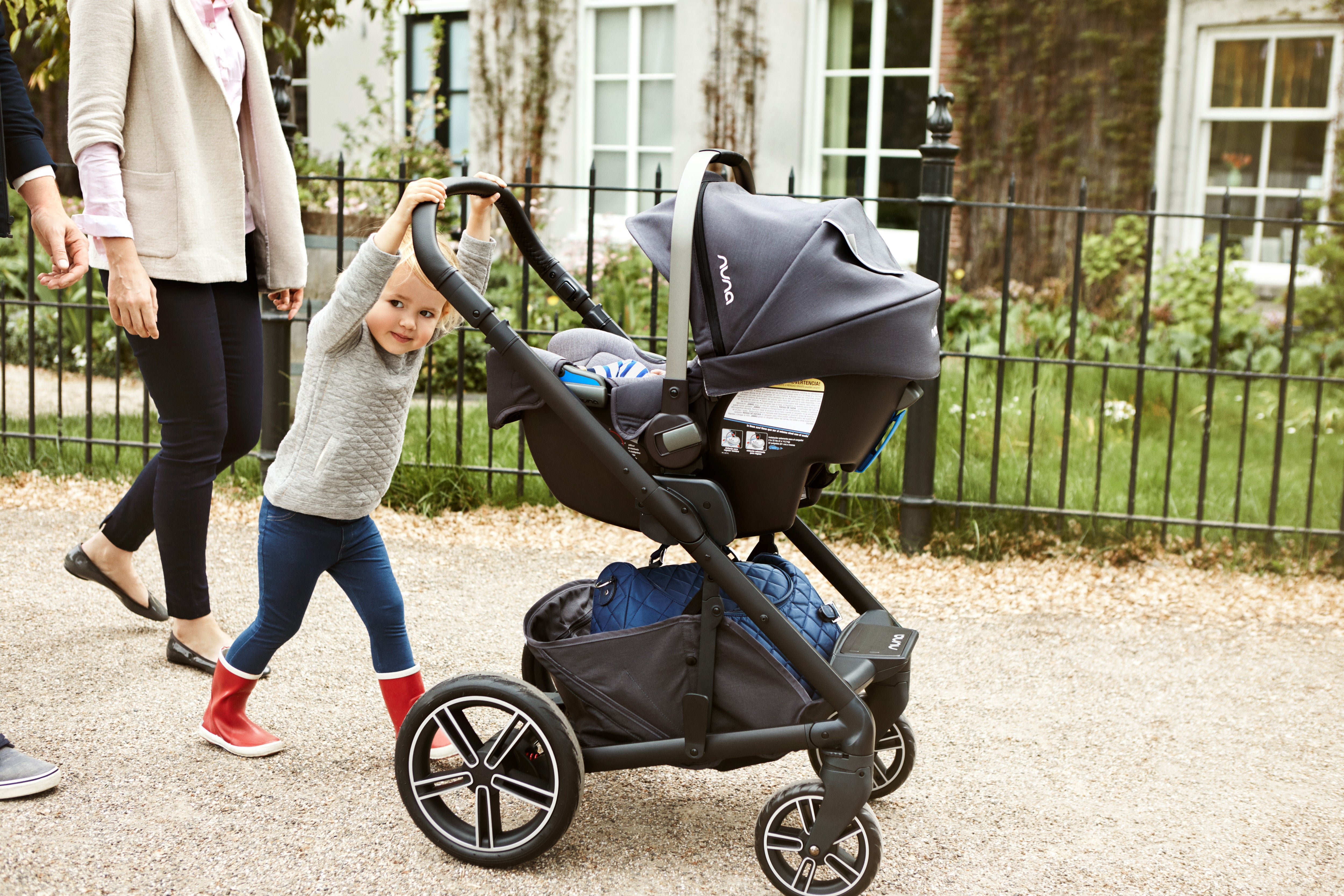 Nuna Pipa on Stroller