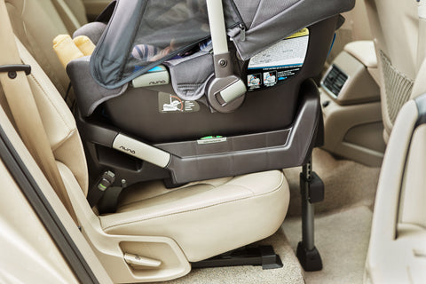 Pipa carseat installed in vehicle using Pipa series base