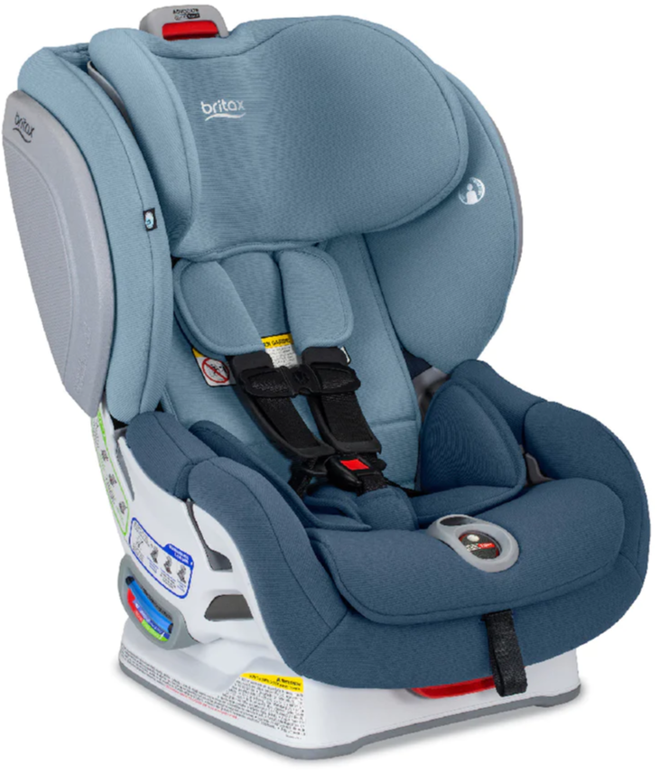 BRITAX ADVOCATE SITTING ON A WHITE STUDIO BACKGROUND, LINKING TO MBEANS.COM TO PURCHASE