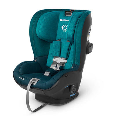 Teal UPPAbaby Knox convertible car seat, set against a white background