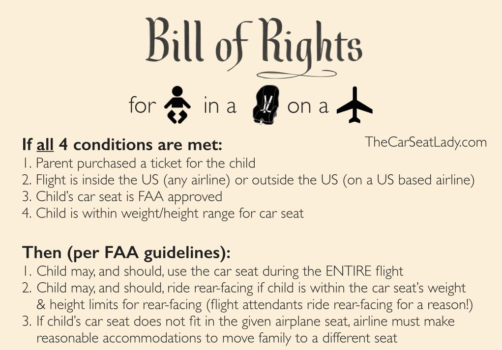 baby air travel bill of rights