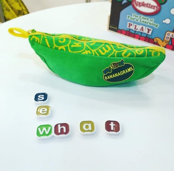 my first bananagrams toy fair 2016