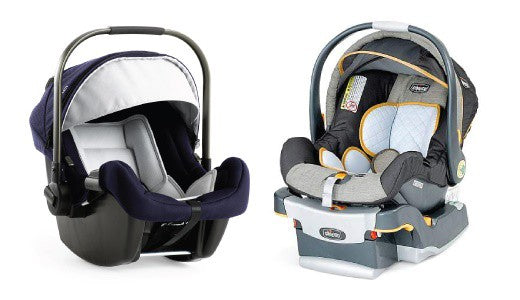 nuna pipa infant car seat and chicco keyfit 30 infant car seat