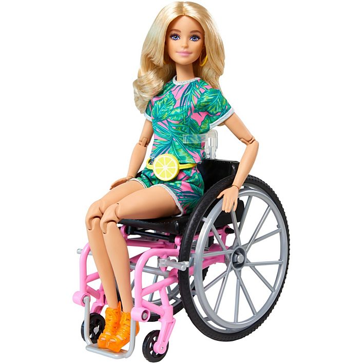 Vervolgen telefoon speling Barbie Fashionistas Doll and Wheelchair
