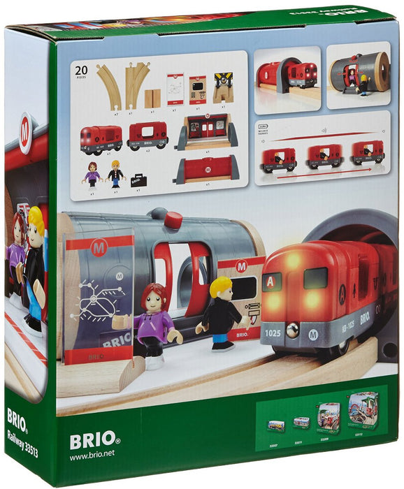 brio metro railway set