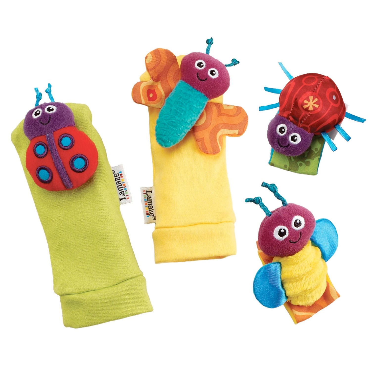 lamaze gardenbug foot finder set