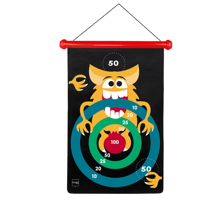 Scratch Large Magnetic Darts Game - Crazy Monsters