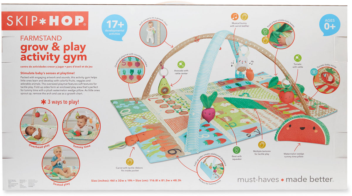 skip hop farmstand grow & play activity gym