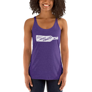 Just Like Fine Wine Facebook Group Wine Bottle - Women's Racerback Tank