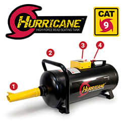 HURRICANE “CAT-9” HIGH-FORCE 9 GALLON BEAD SEATER Model #20388