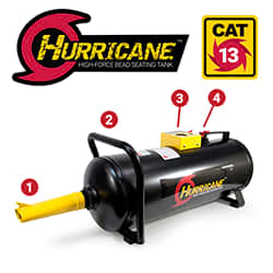 HURRICANE “CAT-13” HIGH-FORCE 13 GALLON BEAD SEATER Model #20389