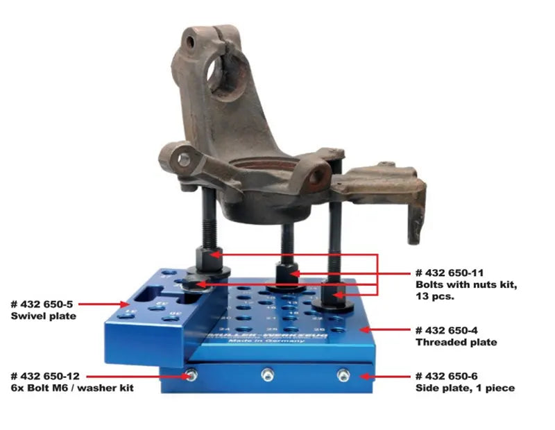 Mueller-Kueps 432 650-4 Base plate ONLY with innovative numbers