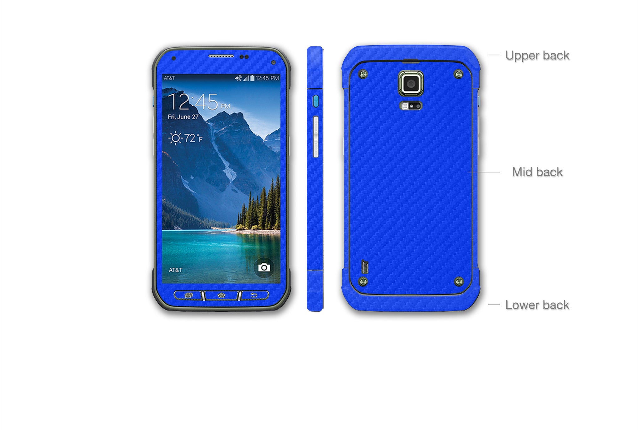Carbon Fiber - Samsung S5 Active Skins | Stickerboy Skins for protecting your mobile device