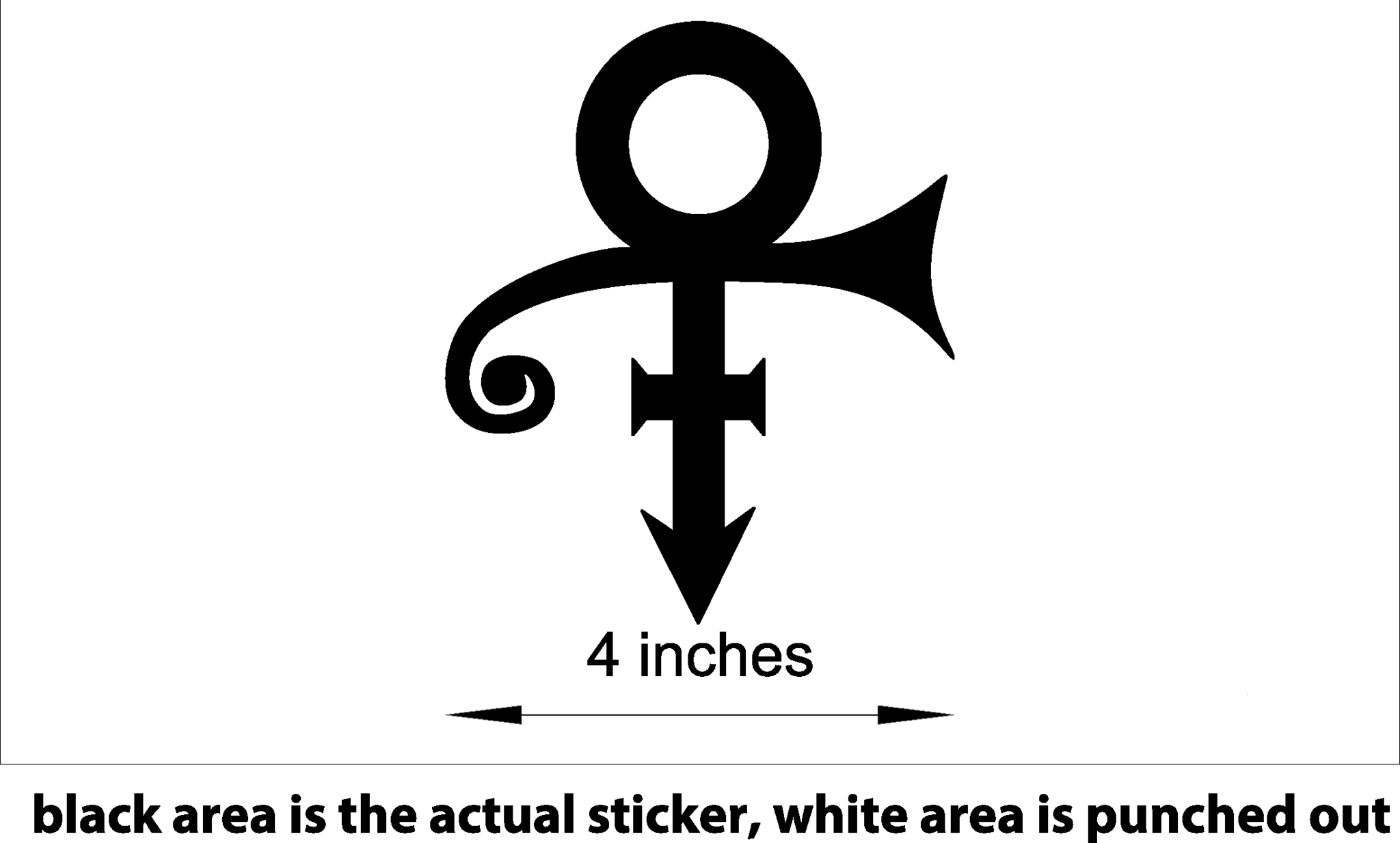 Download Prince Love Symbol Vinyl Stickers Decal 60012 Stickerboy Skins For Protecting Your Mobile Device