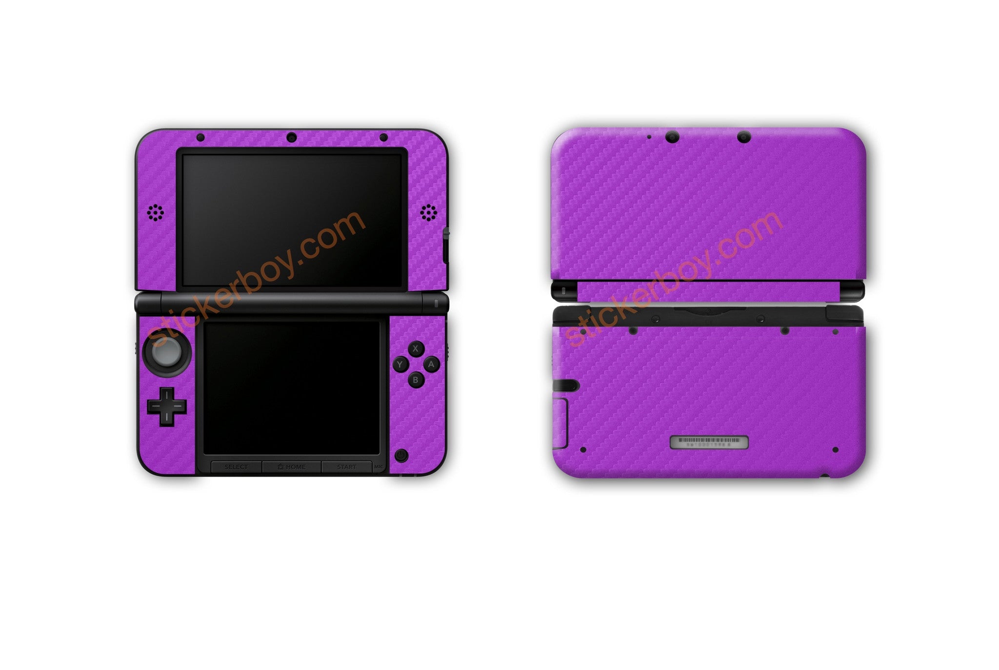 Purple Carbon Fiber - 3DS XL Skins | Stickerboy Skins for protecting mobile