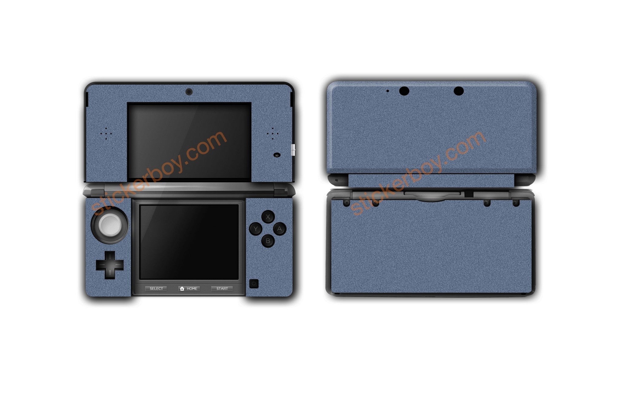 Satin Blue Myst - 3DS Skins | Stickerboy Skins for protecting mobile device
