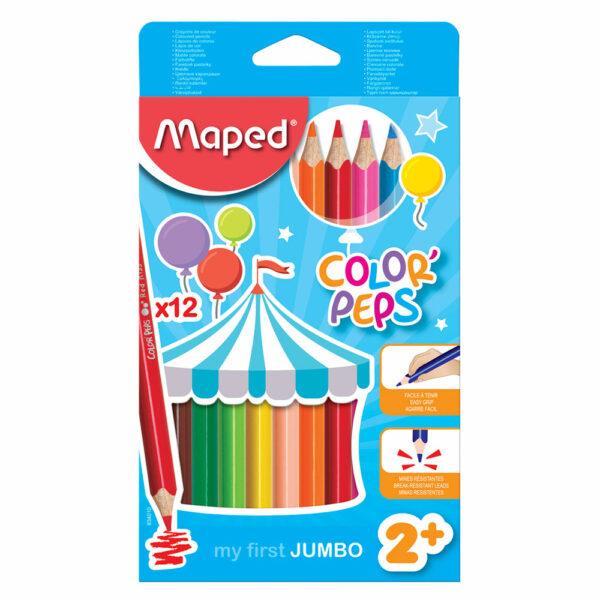 Maped Color'Peps My First Jumbo Markers - Pkg of 12