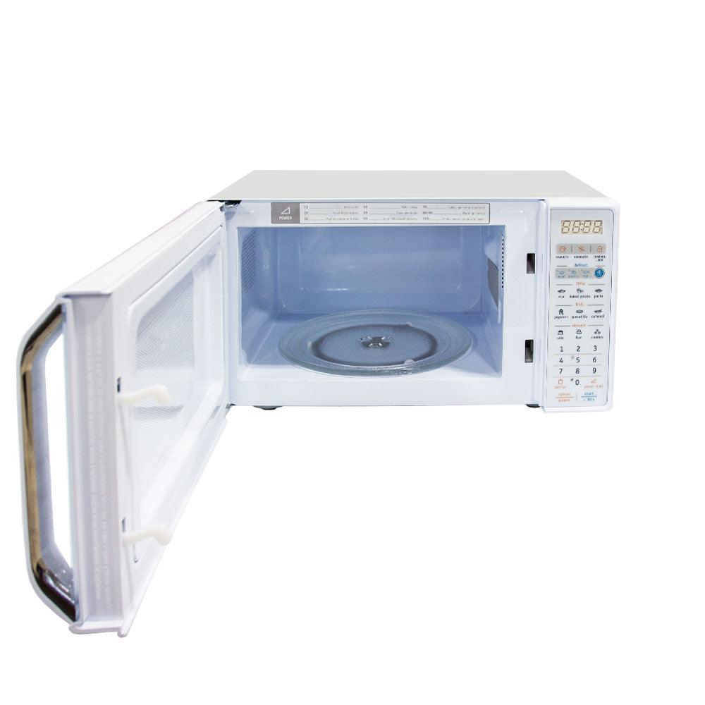 Frigidaire FFCM0724LW 0.7 cu. ft. Countertop Microwave Oven with 700  Cooking Watts, 6 Quick Start One-Touch Options, Auto-Cook/Reheat Options  and Glass Turntable: White