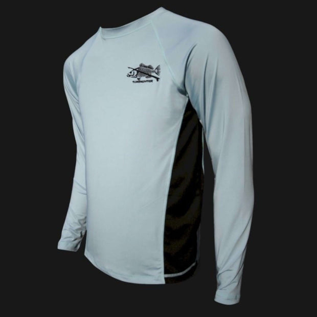 Afleiding ramp Roestig Grouper Light Blue Performance Fishing Shirt SPF 50 - Sale | TORMENTER OCEAN