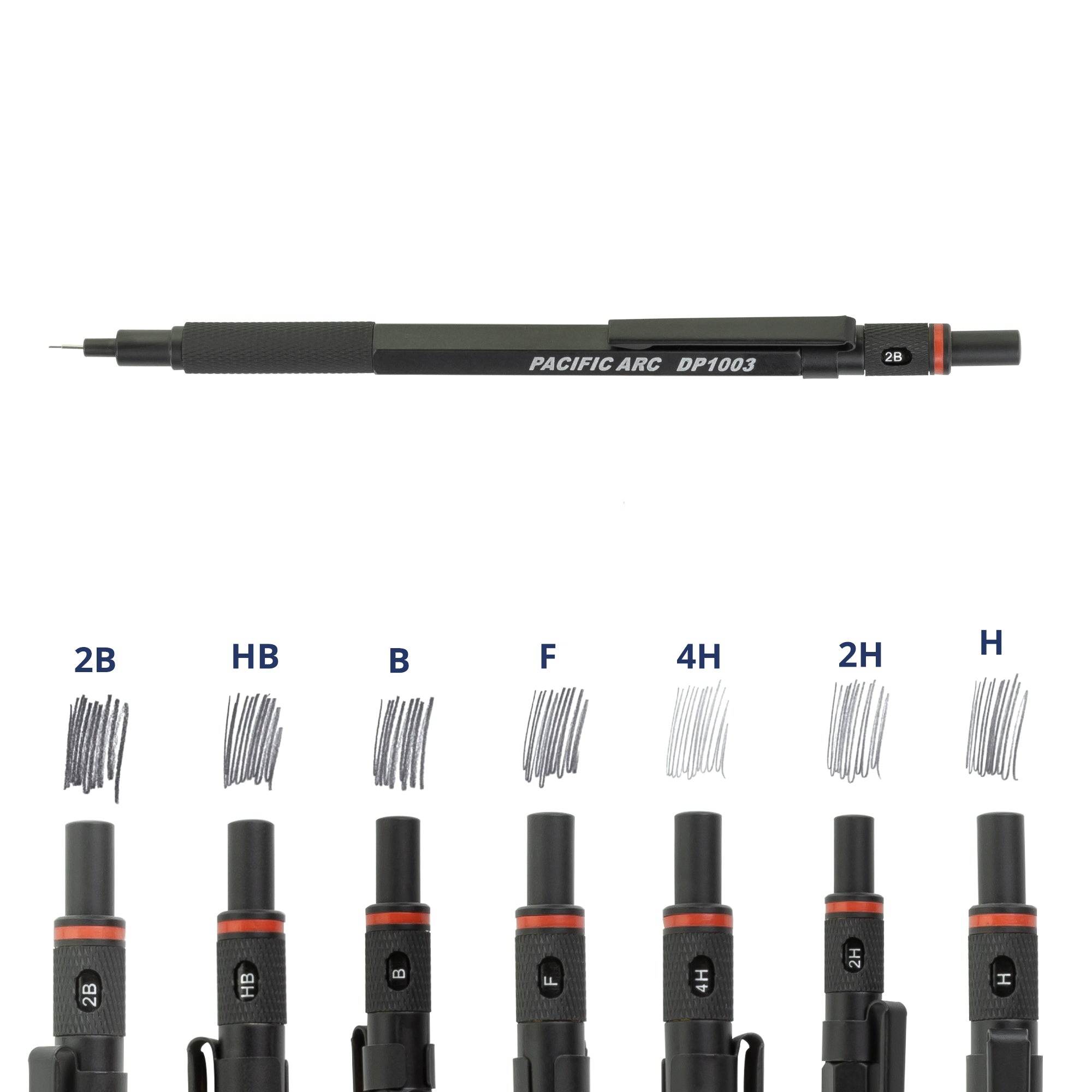 Pacific Arc Graphite Pencils, 2H - Midwest Technology Products