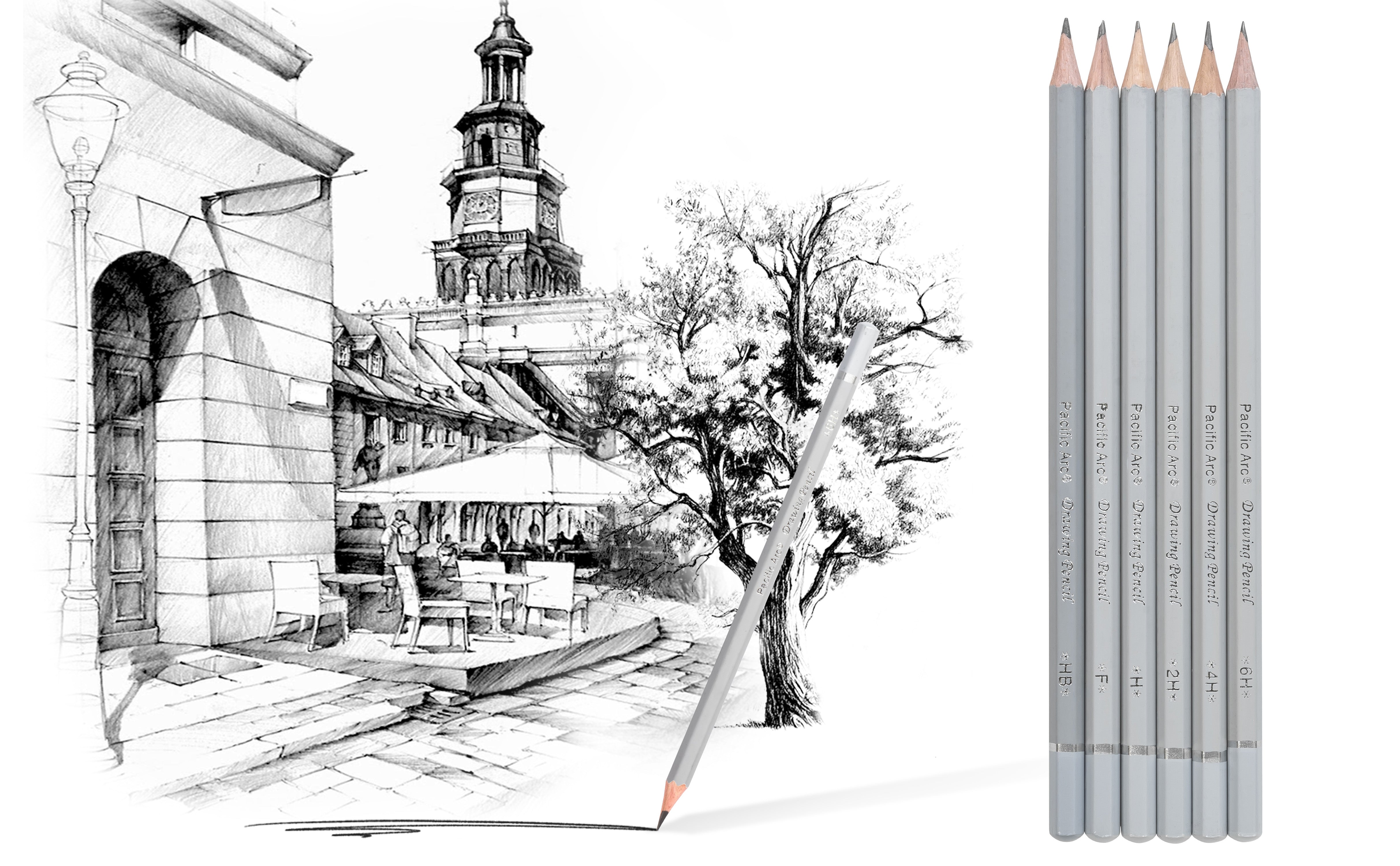 Pacific Arc Artist Graphite Pencils